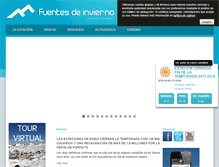 Tablet Screenshot of fuentesdeinvierno.com